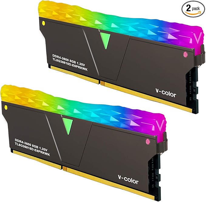 V-Color Prism Pro DDR4 16GB(8GBx2) 3600MHz V-Color Prism Pro DDR4 16GB(8GBx2) 3600MHz